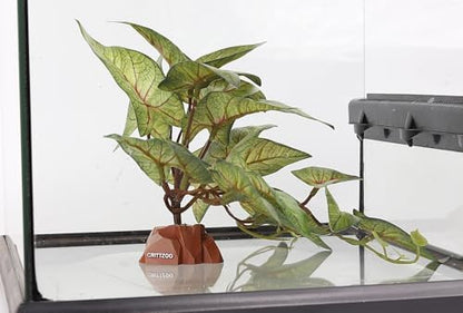 Reptile Fake Plants Terrarium Decor fit Leopard Gecko Snake