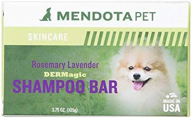 DERMagic Rosemary Lavender Shampoo Bar, 3.75 oz, Certified Organic