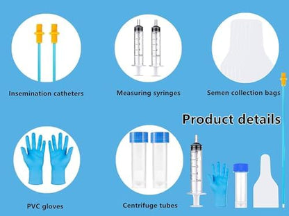 5 Set Dog AI Artificial Insemination Breeding Kit, Dog Breeding Kit, Insemination Breeder kit for Dog, Dog Breeding Supplies for Medium Breeds (11.8 inch)