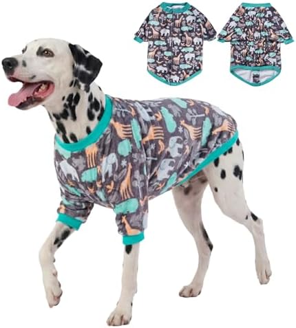 LovinPet Flannel Dog Coat, Winter Dog Coat, Hippos Zoo, XXL