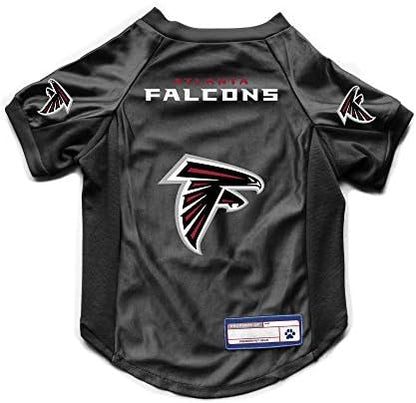 Littlearth NFL Atlanta Falcons Stretch Pet Jersey, Team Color, Large