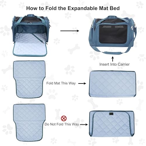 EliteField Deluxe Soft Pet Carrier for Cats and Dogs (3-Year Warranty)