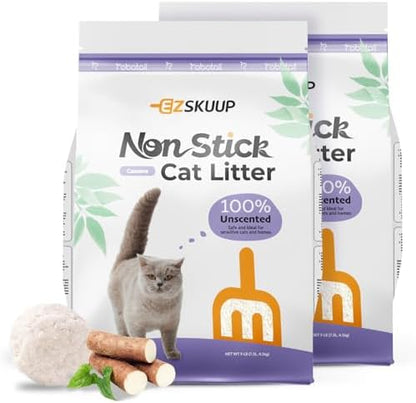 Non-Stick Strong Clumping Cassava Cat Litter, 18lb