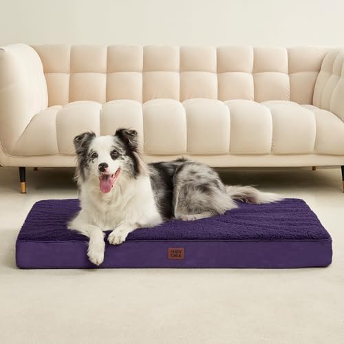 EHEYCIGA Orthopedic Dog Bed Extra Large with Removable Washable Cover, 44IN