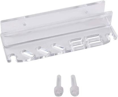 Vctitil Aquarium Plant Tools Holder Aquarium Tank Tool Acrylic Holder Grass Maintenance Tool Storage Rack for Tweezer Scraper Scissor Cleaning Tool