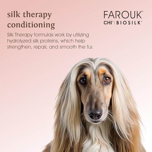 BioSilk Irresistible Detangling and Shine Dog Spray, Jasmine Honey, 8 Fl Oz