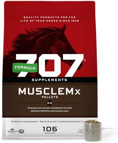 Formula 707 MuscleMx Muscle Supplement for Horses, 10 lb, 106 Servings