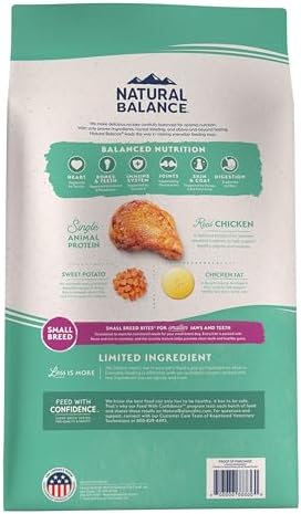 Natural Balance Limited Ingredient, Chicken & Sweet Potato, 4 lb