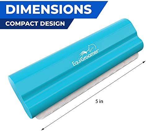 EquiGroomer 5-Inch Undercoat Deshedding Brush for Dogs & Cats, Turquoise