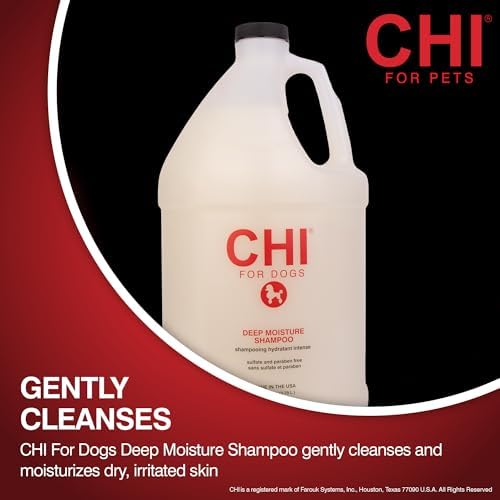 CHI for Dogs Deep Moisture Dog Shampoo, Gallon Size, 128 Oz