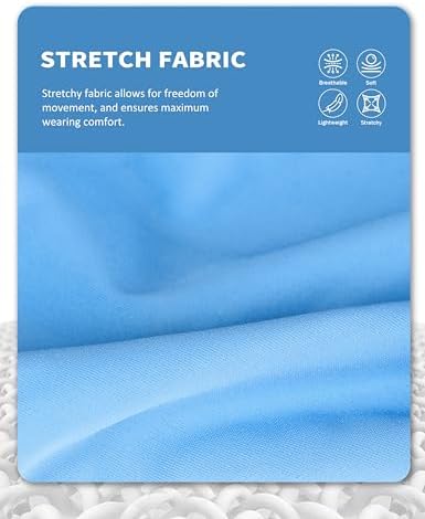 Harrison Howard Horse Fly Mask with Forelock Opening Stretch Breathable and Comfortable for Horses UV -Protection Ice Blue M