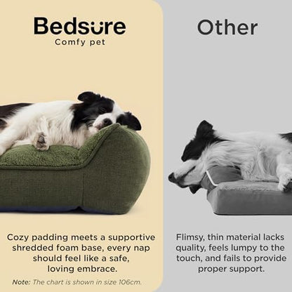 Bedsure SupportMax™ Extra Thick Orthopedic XL Dog Beds Large Sized Dog