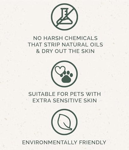 Chagrin Valley Soap & Salve Organic Natural Dog & Pet Shampoo – Unscented & Moisturizing for Dogs with Dry, Sensitive or Itchy Skin – Coconut Milk Conditions the Coat - 3.8 OZ Bar 3PK