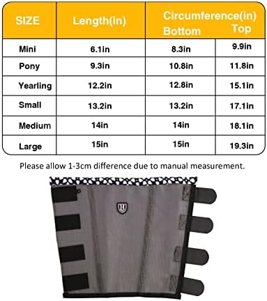 Fine Mesh Fly Boots Loose Fitting & Non-Slip Horse Fly Leggings Fleece Air Flow (Set of 4)