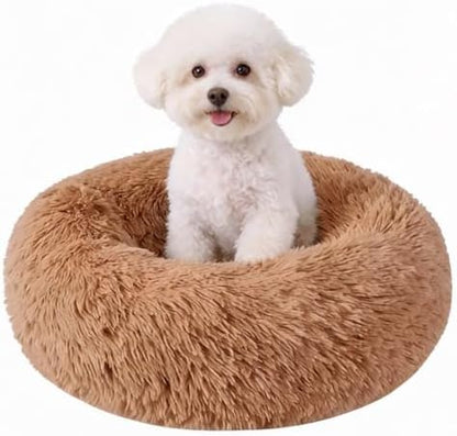 Cat Beds for Indoor Cats, Washable 20" Donut Pet Bed for Small Dogs