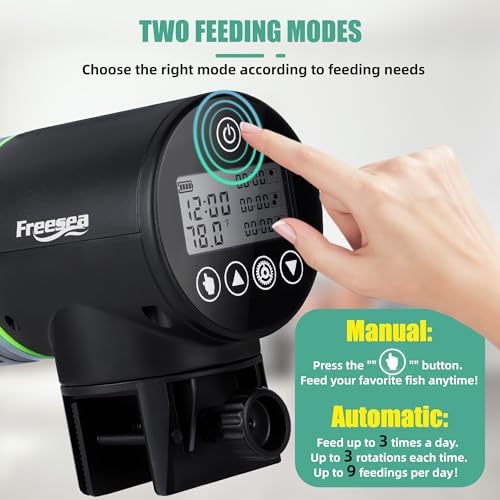 FREESEA Aquarium Automatic Fish Feeder: Programmable Dispenser