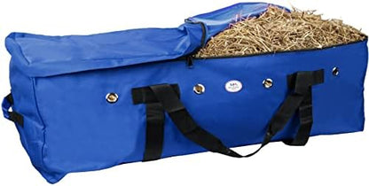 Majestic Ally 1200 D Nylon Fabric Large 44” x 20” x 16” and Extra Large 52" x 27" x21" Heavy-Duty Hay Bale Storage Bag (Royal Blue, X-Large)