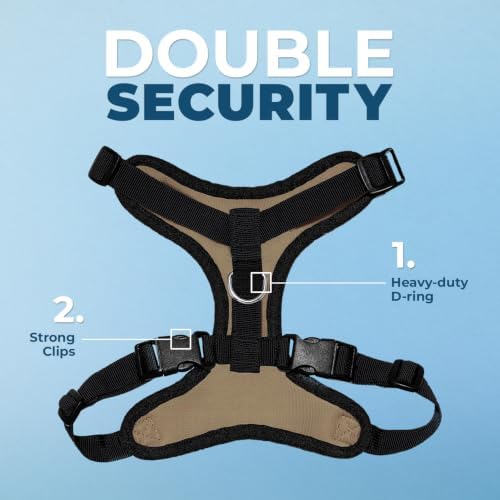 Voyager Step-in Lock Dog Harness - Army/Black Trim, X-Large