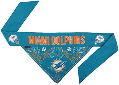 Littlearth NFL Reversible Pet Bandana - Officially Licensed Teams, Sizes XS to XL