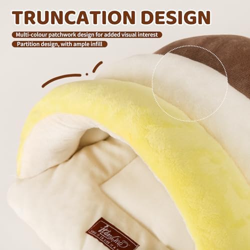 Hamster Hideout & Guinea Pig Bed, Semi-enclosed Hamster Hideout Small Animal Sleeping Cave Machine Washable Guinea Pig Hideouts for Chinchilla, Hedgehog, Rat, Sugar Glider,Flower-branch mouse (Pink)