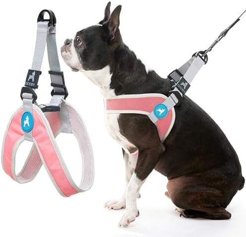 Gooby Simple Step-in III Dog Harness, Pink, X-Small