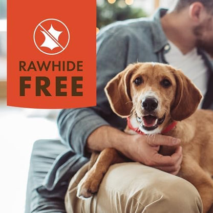 Pur Luv Dog Treats, K9 Kraves Rawhide Free Bone Dog Treat, Chicken Flavor, Made with Real Chicken, 20 Count, Healthy, Easily Digestible, Long-Lasting, High Protein, Satisfies Dog's Urge to Chew