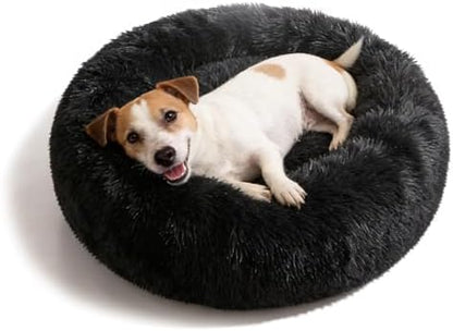 nononfish Cozy Donut Dog Bed,Soft Calming Bed for Small Pets