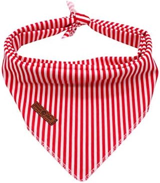 Lionet Paws Dog Bandana for Small Medium Large Dogs, Cat Dogs Kerchief Triangle Bibs Scarf for Girl or Boy