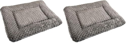 Small Animal Bed Mat, Soft & Warm, Suitable for Guinea Pig, Hamster, Rabbit, Rat and Bearded Dragon (X-Large(13.3''x9.4''), Mesh Black) (Pack of 2)