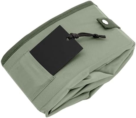 SportPet Designs Portable Travel Litter Box for Cats, Large Collapsible with Zippered Lid, Water-Resistant & Leak-Resistant Cat Litter Tray for Travel, Green