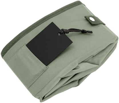 SportPet Designs Portable Travel Litter Box for Cats, Large Collapsible with Zippered Lid, Water-Resistant & Leak-Resistant Cat Litter Tray for Travel, Green