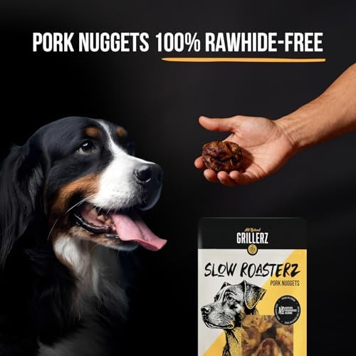 Grillerz Pork Nuggets Dog Chews 1lb Single-Ingredient