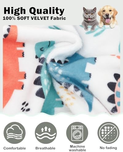 CuteBone Dinosaur Costume Dog Pajamas, Stretchy Spandex Crystal Velvet Sleepwear Coat for Small Dogs, Soft & Warm Pet Outfit Clothes for Cold Weather, Cozy Pullover Design COSP17XL
