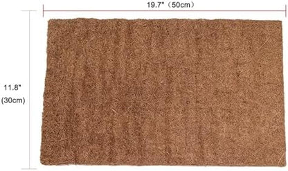 Hamiledyi Reptile Carpet Natural Coconut Fiber Tortoise Carpet Mats 4 Pcs