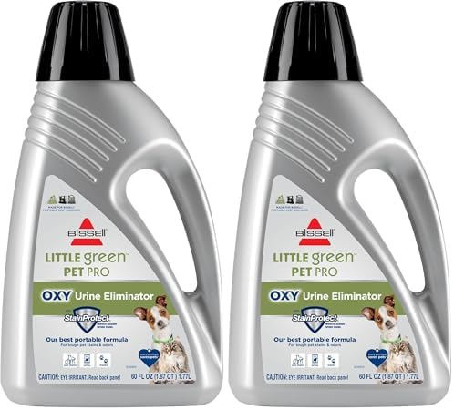 Bissell® Little Green™ PET-PRO-OXY Formula for Portable Carpet Cleaners, 60 oz, 2034F, (Pack of 2)