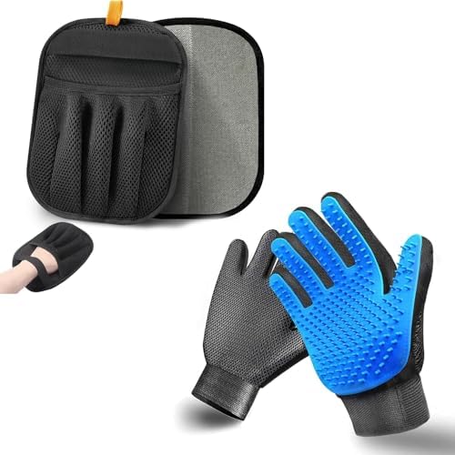 NVNAN 3 PCS Pet Hair Removal Glove and Pet Hair Remover