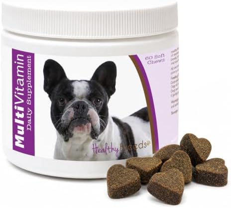 Healthy Breeds French Bulldog Multi-Vitamin Soft Chews 60 Count