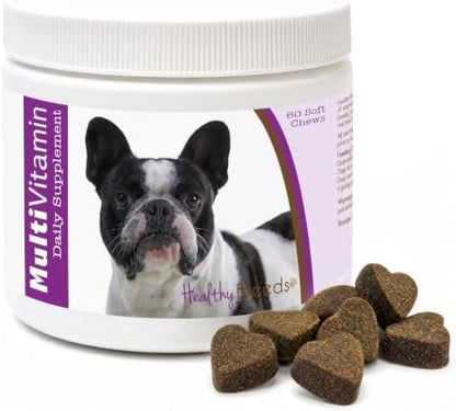 Healthy Breeds French Bulldog Multi-Vitamin Soft Chews 60 Count