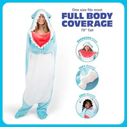 WHAT DO YOU MEME? Cozy Concepts Co. Hammerhead Shark Blanket by Relatable