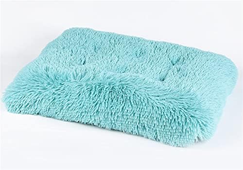 Long Plush Calming Pet Bed Cuddler Pet Bed Sky Blue 2XL