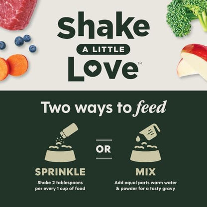 Instinct Freeze Dried Shakers, Dog Food Topper, Beef, 5.5 oz. (Pack of 2)