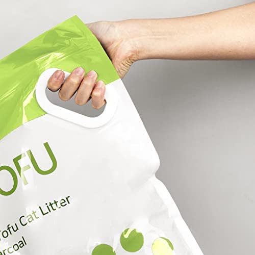 I AM TOFU - Tofu Cat Litter, Low Dust Lightweight Clumping Litter with Odor Control (10 LBS, Green Tea)