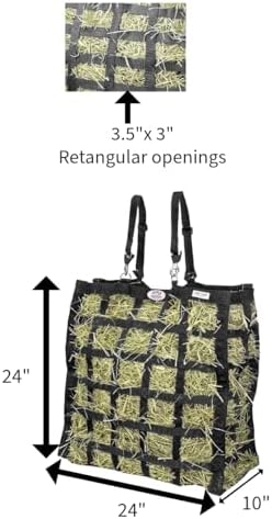 Derby Originals Easy Feeder Horse Hay Bag with Super Tough Bottom and 1 Year Warranty