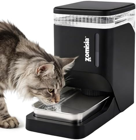 ZOMISIA 1.6 Gallon Automatic Dog Water Dispenser with Stainless Steel Bowl