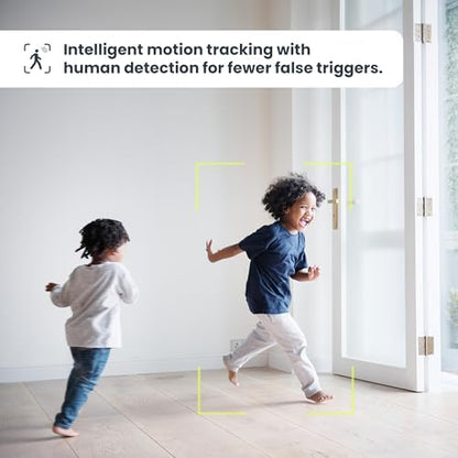 Feit Electric Smart Security Camera Bulb, 2K QHD Resolution, 2-Way Audio, Human Tracking, 350° Pan, Night Vision, Motion Alerts, E26 Base, Alexa/Google Assistant Compatible, CAM/PAN/WIFI/E26/2K
