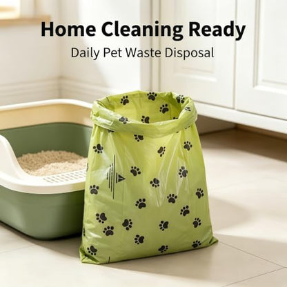 300-Count Reinforced Dog Poop Bags, Leak-Proof & Extra Thick Scented Rolls, Pet Waste Bags with Dispenser, Heavy Duty for Large & Small Dogs, Puppy Cleanup Essential
