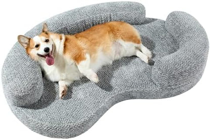 Orthopedic Memory Foam Dog Bed for Medium Sized Dogs, Round