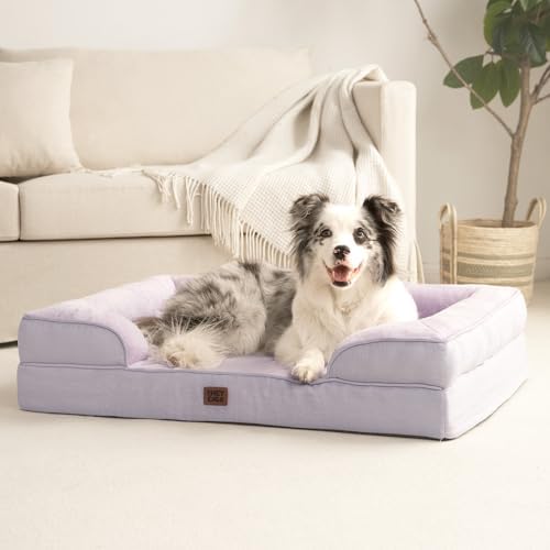 EHEYCIGA Orthopedic Dog Beds Large Sized Dog, Waterproof Washable Pet Bed