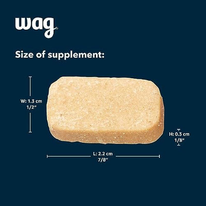 Amazon Brand - Wag Probiotic Supplement Daily Chews for Dogs, Supports Digestion and Gut Health, Natural Duck Flavor, 90 Count (Pack of 12)