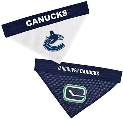 NHL VANCOUVER CANUCKS BANDANA for DOGS & CATS, Small/Medium. - Cute & Stylish Bandana! The Perfect HOCKEY FAN Scarf Bandana, great for Birthdays or any Party!